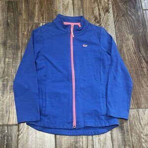 Vineyard Vines Sweatshirt Solid Full Zip Contrast Zipper